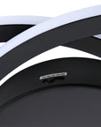 LED dimmable matte black 22" flush mount ceiling light 5CCT