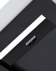 LED dimmable matte black 36" flush mount ceiling light 5CCT