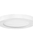 LED dimmable matte white 5" flush mount ceiling light
