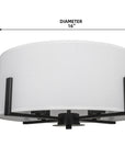 [1036xx] MRCCL036 Semi Flush Mount Ceiling Light color options