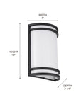 [2200xx] MRLOT200 LED Outdoor Wall Light 200 size-options