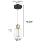 [502901] MRPD029 LED 1 Light Pendant Light