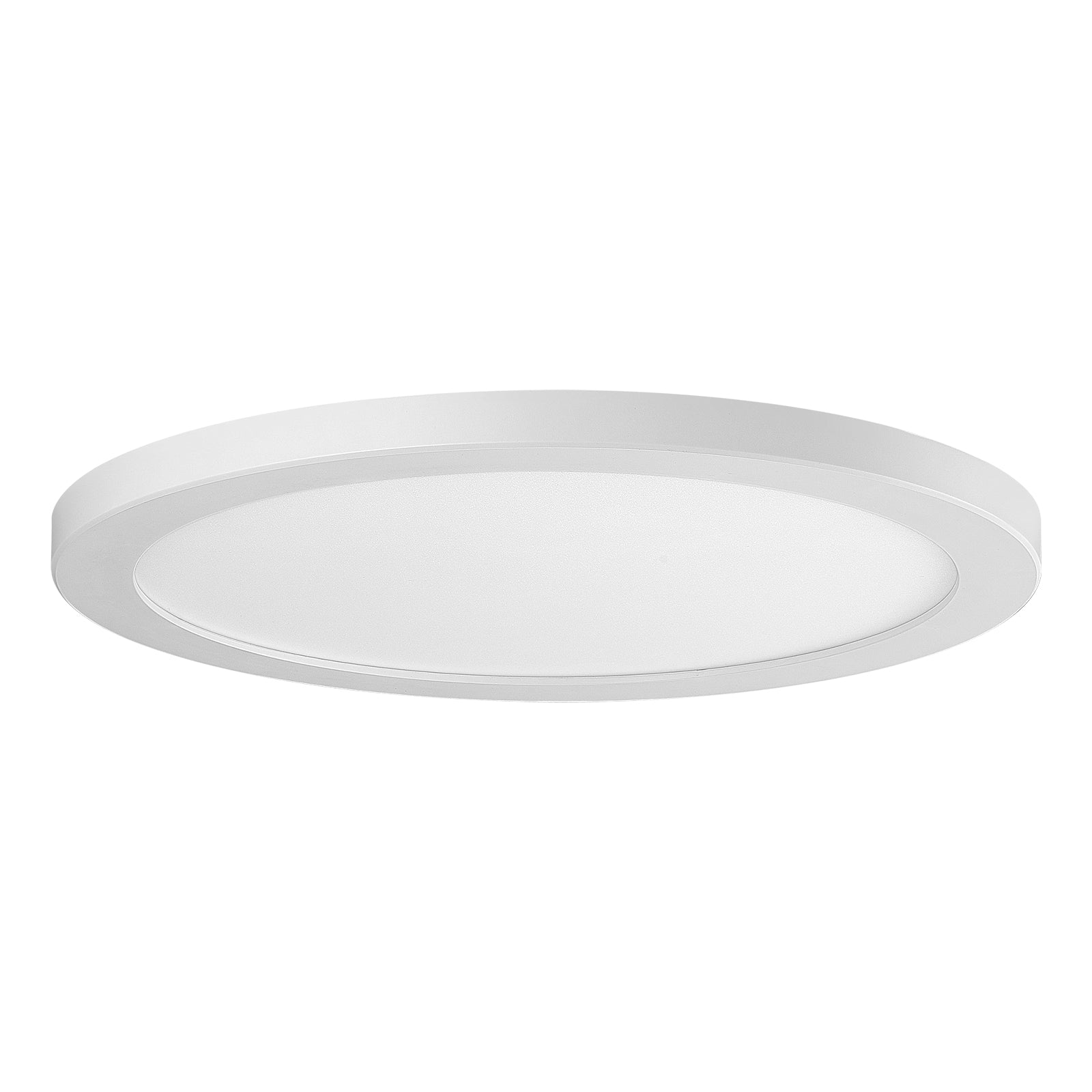 LED dimmable matte white 18&quot; flush mount ceiling light 